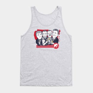 Funny Republican Party // Past Republican Presidents Donald Trump, Abraham Lincoln, Teddy Roosevelt & Ronald Reagan Tank Top